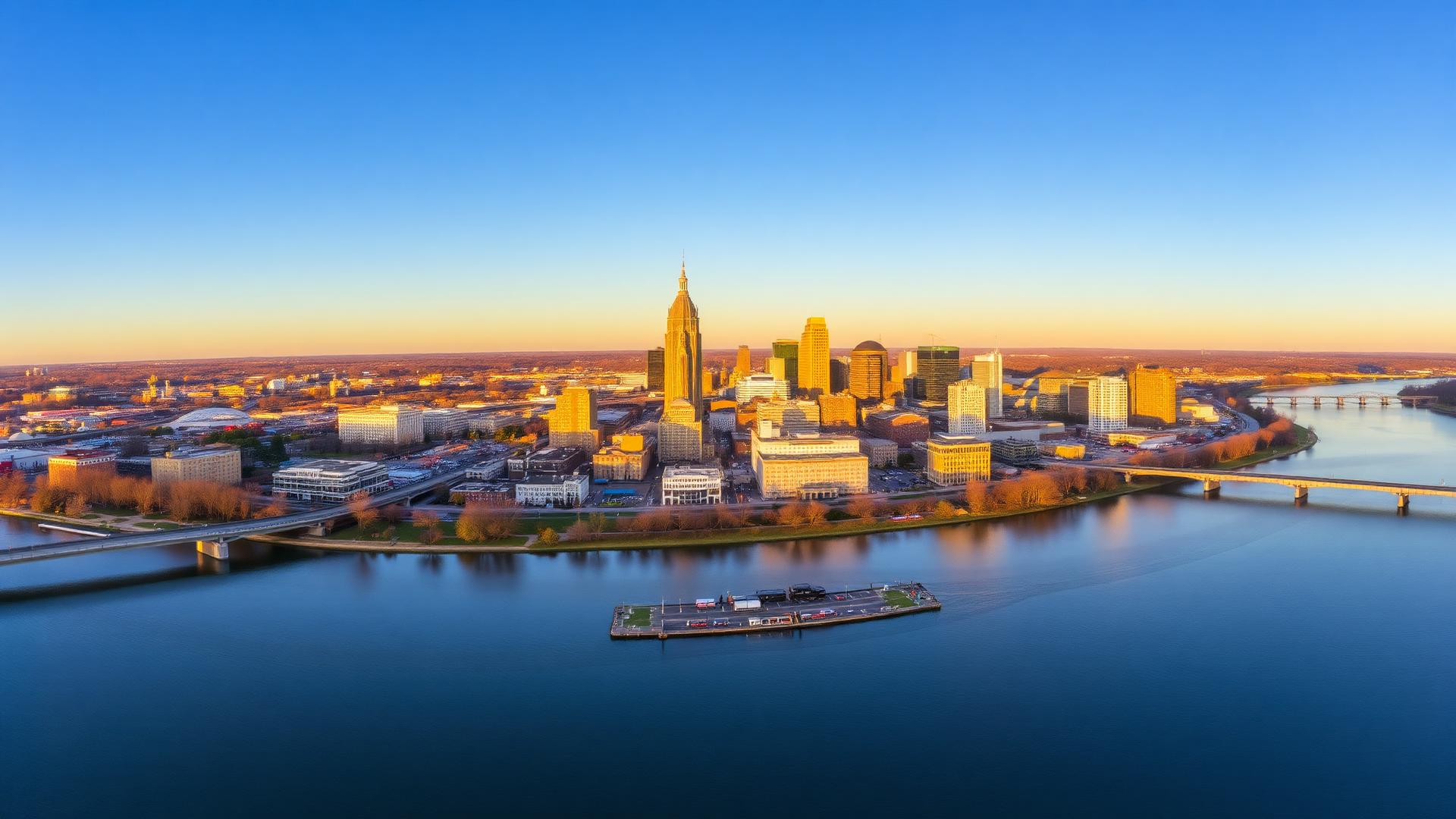 Columbus Ohio aerial